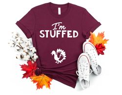 im stuffed thanksgiving pregnancy shirt - pregnancy announce