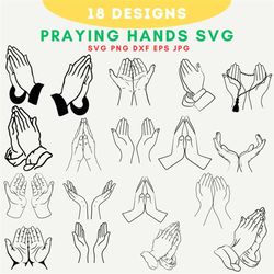 praying hands svg, religious svg, prayer svg, prayers svg, praying hand clipart, pray svg, god svg, pray on it, faith sv