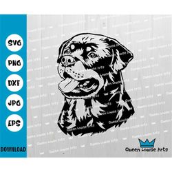 rottweiler svg, png silhouettes dxf, dog svg files for cricut rottweiler clipart cut file, tree laser cut art, vector vi