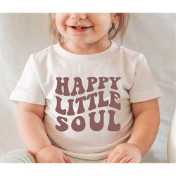 happy little soul svg, toddler design svg, happy vibes svg, choose happy svg, retro sublimation png, children print svg