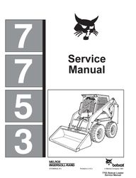 1991 7753 skid steer loader service repair manual