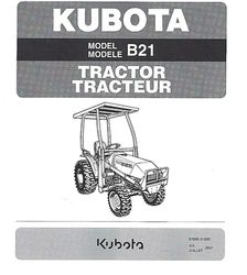 21 tractor illustrated parts manual kubota b21 tractor
