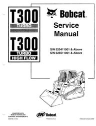 t300 turbo & high flow loader service workshop manual bobcat
