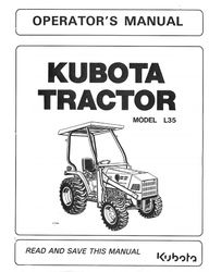 35 tractor operator maintenance manual kubota l35