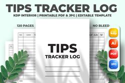 tips tracker log kdp interior