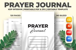 prayer journal kdp interior