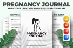 pregnancy journal kdp interior