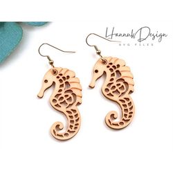 Horse Earrings SVG for Glowforge or Laser Cutter