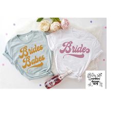 bride babes bridesmaid shirts bachelorette party boho vintage spring easter svg cut file dxf printable png silhouette cr