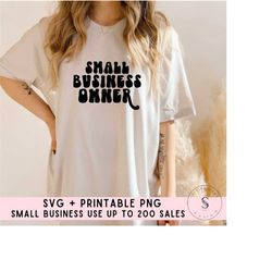 Small Business Owner Ceo Mama Retro Mother Daughter Shirts Bundle SVG Cut File DXF Printable PNG Silhouette CricutSublim