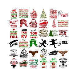 christmas vacation svg bundle, clark griswold svg, logo cricut silhouette