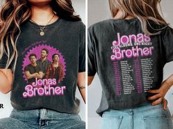 comfort colors jonas brothers barbi shirt, jonas brothers five albums one night tour shirt, jonas br