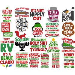 christmas vacation bundle 22 designs layered svg quotes clark griswold moose mug cousin eddie's that theres an rv shitte