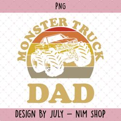 monster truck dad png, love truck, dad gift png
