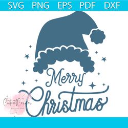 merry christmas and santa hat svg, christmas svg, merry christmas svg, santa hat svg, twinkle christmas svg