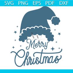 merry christmas and santa hat svg, christmas svg, merry christmas svg, santa hat svg, twinkle christmas svg