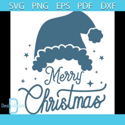 merry christmas and santa hat svg, christmas svg, merry christmas svg, santa hat svg, twinkle christmas svg