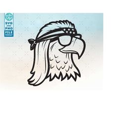 mullet eagle svg, patriotic svg, vintage american flag svg eagle 4th of july svg, files for cricut, cnc and silhouette s