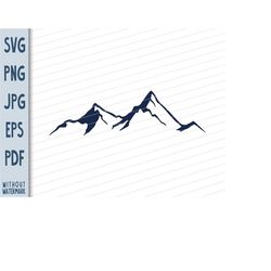 range mountains svg cut files png png png png, range nature mountains cutting files, vector clip-art mountains svg files
