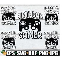 birthday gamer, gamer birthday, matching family video game birthday, video game birthday, family matching video game bir