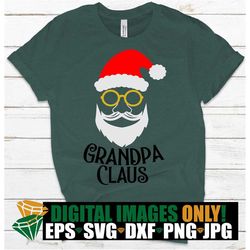 grandpa claus. grandpa santa claus shirt svg. grandpa claus shirt svg. my grandpa is santa. grandpa claus. grandpa chris
