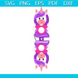 unicorn lollipop holder valentines svg, valentine svg, unicorn svg,lollipop svg