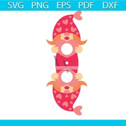 gnome girl lollipop holder svg, valentine svg, gnome svg,lollipop svg, cute svg