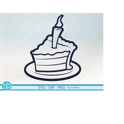 birthday cake svg, svg birthday cake, birthday candles svg, dxf, svg cut files for cricut.