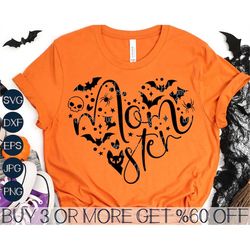 momster svg, halloween mama svg, spooky mom svg, mom life svg, momster shirt png, heart svg files for cricut, sublimatio