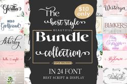 the best collection font bundle