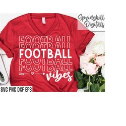 football vibes svg | back to school shirt | sports season cut files | football quote | t-shirt designs | high school foo