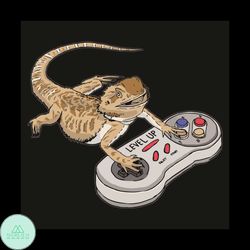 Bearded Dragon Playing Video Game Svg, Trending Svg, Bearded Dragon Svg, Video Game Svg, Bearded Dragon Lovers Svg, Game