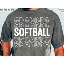 softball grandpa svg | softball tshirt cut files | high school softball | softball papa shirt svgs | softball season | s