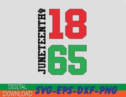 juneteenth 1865 proud black african american svg, eps, png, dxf, digital download