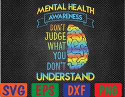 mental health awareness end the stigma mental health svg, eps, png, dxf, digital download