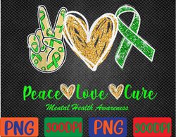 peace love hope mental health awareness png digital download