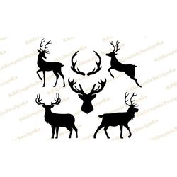 deer silhouette svg deer hunting svg deer head svg hunting svg deer hunting svg deer png deer antlers svg forest animal