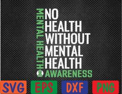 mental health shirt fight the stigma mental health awareness svg, eps, png, dxf, digital download