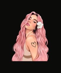 karol g mientras me curo del cora pink hair, karol g manana sera bonito, manana sera bonito, karol g png, karol g png