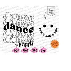 retro dance mom shirt svg png, retro dance mama svg, dance mom svg, ballet dance png,dancer mom svg,dance mom life svg,d