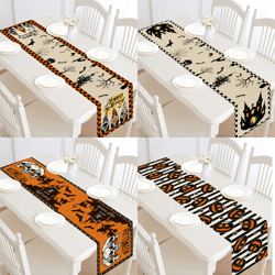 halloween table runner table decoration tablecloth