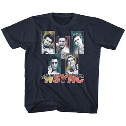 nsync sparkly boxes navy toddler t-shirt