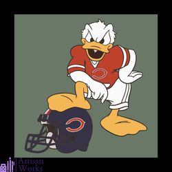 donald duck chicago bears svg, sport svg, chicago bears svg, chicago bears fans svg, chicago bears logo svg, bears lover