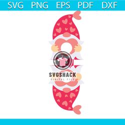 gnome lollipop holder valentines svg, valentine svg, gnome svg,holder svg