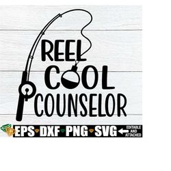 reel cool counselor, funny school counselor svg, councelor appreciation gift, counselor door sign, gift for school couns