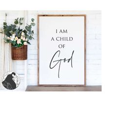 svg files, i am a child of god svg, christian svg, nursery svg, god svg, cut files, digital download, svg, dxf, png, cri