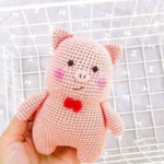 pig crochet pattern , pig amigurumi ,digital pdf pattern