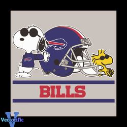 Buffalo Bills Snoopy Woodstock Svg, Sport Svg, Buffalo Bills Svg, Chicago Bears Football Team Svg, Buffalo Bills NFL Svg