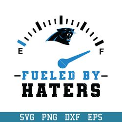 fueled by haters carolina panthers svg, carolina panthers svg, nfl svg, png dxf eps digital file