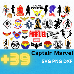 captain marvel svg dxf png-bundle marvel svg-captain marvel logo-bundle svg-download file.